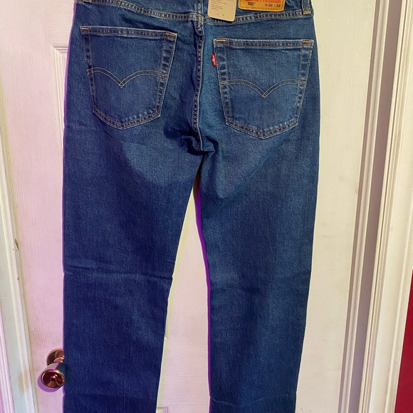 Levi's Men's Regular Fit Jeans - Blue - Picture 3 of 3